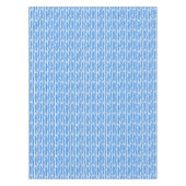 Valentine's Day hearts on striped background  テーブルクロス (正面)