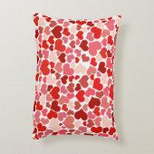 Valentine's Day Hearts Pattern アクセントクッション (裏面(縦))