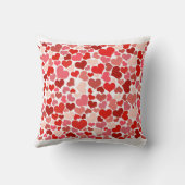 Valentine's Day Hearts Pattern クッション (裏面)