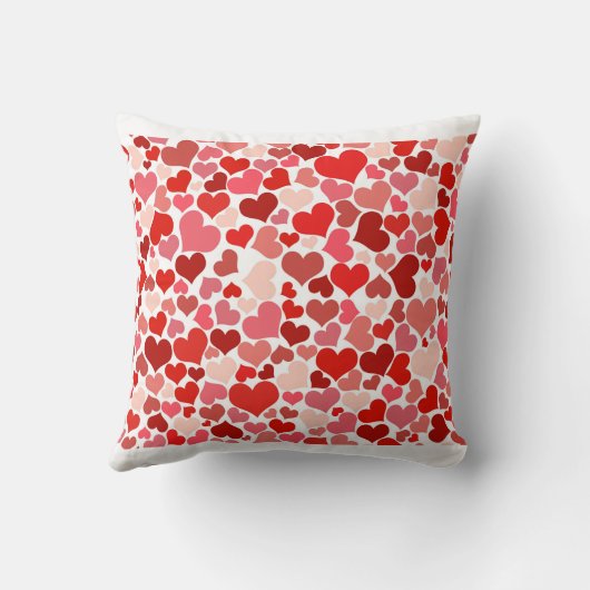 Valentine's Day Hearts Pattern クッション (裏面)