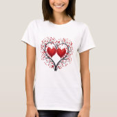 Valentines Day Hearts Tシャツ (正面)