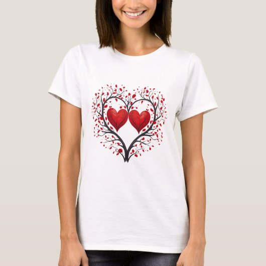 Valentines Day Hearts Tシャツ (正面)