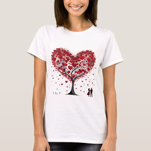 Valentines Day Hearts Tシャツ (正面)