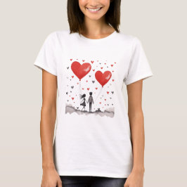 Valentines Day Hearts Tシャツ