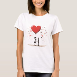 Valentines Day Hearts Tシャツ