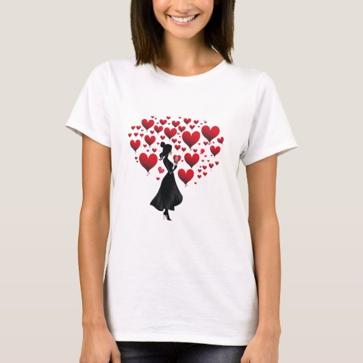 Valentines Day Hearts Tシャツ (正面)