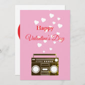 Valentine's day holiday 招待状 (正面/裏面)