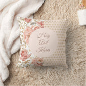 Valentine's Day, Hug and Kisses, Flowers, Pixels クッション (ブランケット)