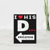 Valentines Day I Love His Dedication Matching Coup カード (正面)