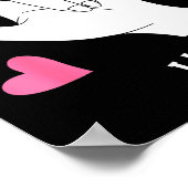 Valentines Day I Love You Hand Sign Language Asl H ポスター (角)