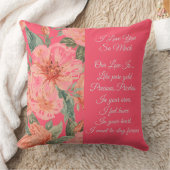 Valentines Day, I Love You So Much, Love Poem クッション (ブランケット)