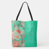 Valentines Day, I Love You So Much, Love Poem トートバッグ (裏面)