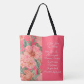 Valentines Day, I Love You So Much, Love Poem トートバッグ (裏面)