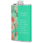 Valentines Day, I Love You So Much, Love Poem フラスク (左)