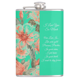 Valentines Day, I Love You So Much, Love Poem フラスク