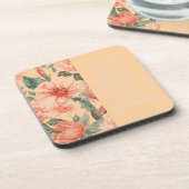 Valentines Day, I Love You So Much, Love Poem Beve コースター (左側)