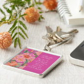 Valentines Day, I Love You So Much, Love Poem Keyc キーホルダー (側面)