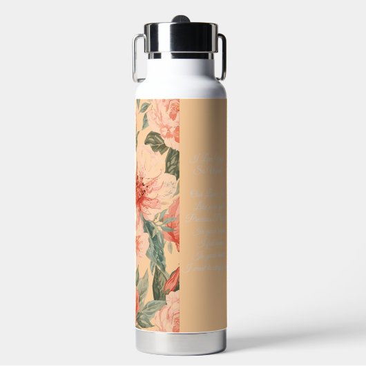 Valentines Day, I Love You So Much, Love Poem Wate ウォーターボトル (正面)