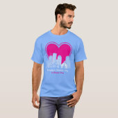 Valentines Day in Boston City family Tシャツ (正面フル)