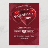 Valentine's Day Invitation Card 招待状 (正面)