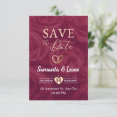 Valentine's Day Invitation Card 招待状 (スタンド正面)