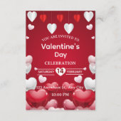 Valentine's Day Invitation Card 招待状 (正面)