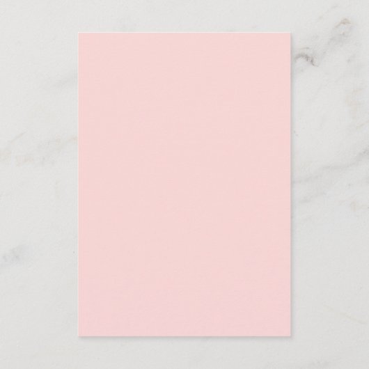 Valentine's Day Invitation Card 招待状 (裏面)