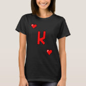 Valentines Day King Of Hearts Tシャツ (正面)