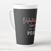  Valentine's Day Latte Mug カフェラテマグ (左アングル)