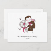 Valentine's Day - Life is the flower ポストカード (正面/裏面)