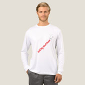 Valentine's Day Line Art Holding Hands T-Shirt | M トライブレンドＴシャツ (正面全体)