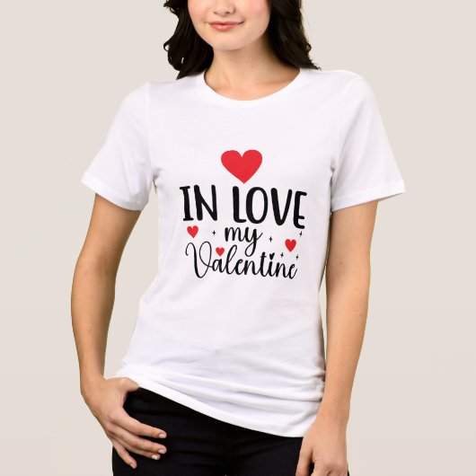 Valentines Day love トライブレンドＴシャツ (正面)