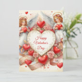 Valentine's Day Love Cherub Angels  シーズンカード (スタンド正面)