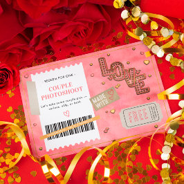 Valentine's Day Love Couples Photoshoot Coupon