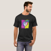 Valentine's Day Love Heart Girlfriend Fiancée Wife Tシャツ (正面フル)