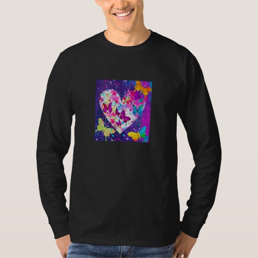 Valentine's Day Love Heart Girlfriend Fiancée Wife Tシャツ (正面)