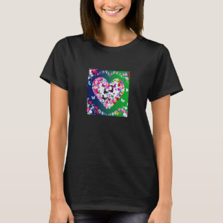 Valentine's Day Love Heart Girlfriend Fiancée Wife Tシャツ