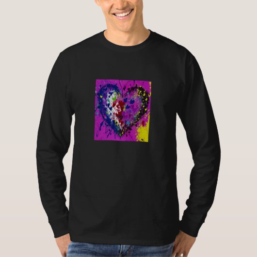 Valentine's Day Love Heart Girlfriend Fiancée Wife Tシャツ (正面)