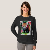 Valentine's Day Love Heart Red Panda Girlfriend Fi Tシャツ (正面フル)