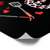 Valentines Day Love Lunch Lady Life School Cafeter ポスター (角)