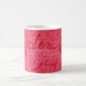 Valentine's Day Love: Tasse Romantique en Rose コーヒーマグカップ (中央)