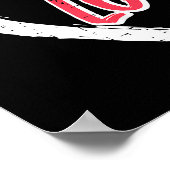 Valentines Day Matching Love Lo Heart Cute Couple ポスター (角)