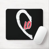 Valentines Day Matching Love Lo Heart Cute Couple  マウスパッド (マウス)