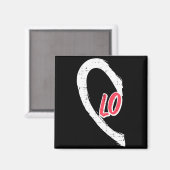 Valentines Day Matching Love Lo Heart Cute Couple マグネット (正面/裏面)