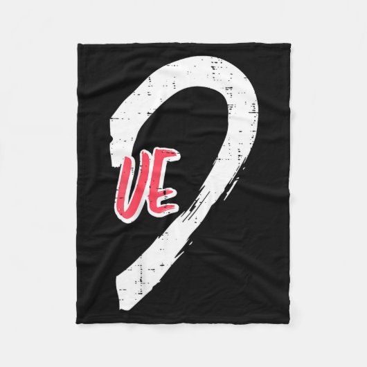 Valentines Day Matching Love Ve Heart Cute Couple  フリースブランケット (正面)