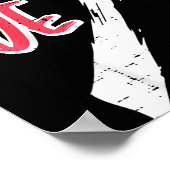 Valentines Day Matching Love Ve Heart Cute Couple  ポスター (角)