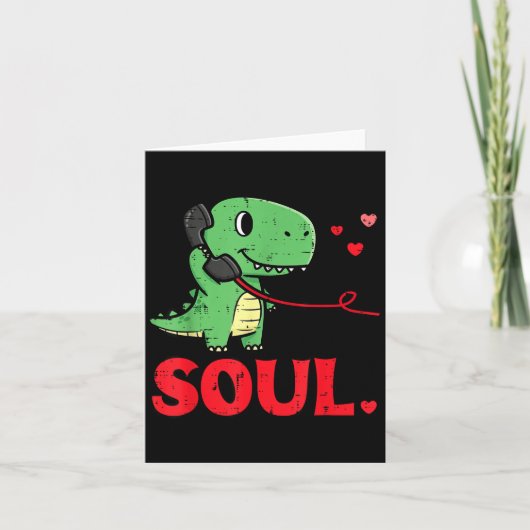 Valentines Day Matching Soulmates Soul Dino Trex C カード (正面)