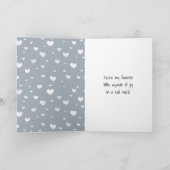 Valentine's Day Mice With a Frosty Heart カード (内部)