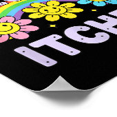 Valentine's Day My Yeast Infection Itches Funny Cr ポスター (角)