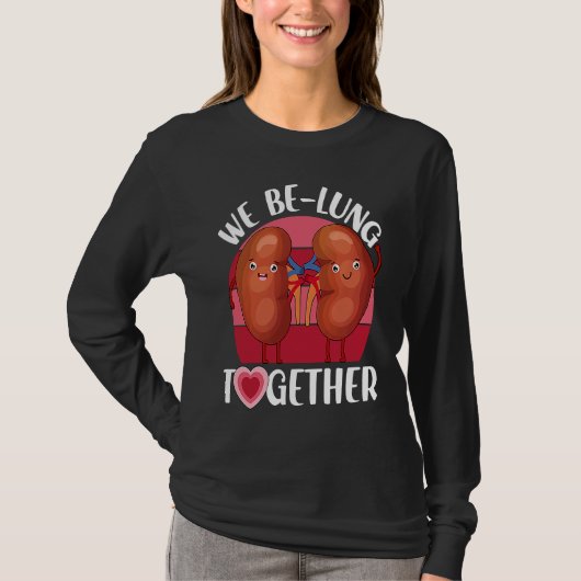 Valentines Day Nurse Doctor We Belung Together Pun Tシャツ (正面)